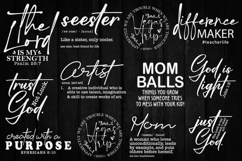 46 Christian Religious SVG Bundle, Inspirational SVG Bundle SVG DesignDestine 