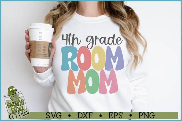 4th Grade Room Mom SVG File SVG Crunchy Pickle 