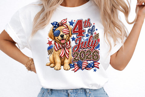 4Th Of July 2026 Png, Dog 4th of July Sublimation designmaster24 