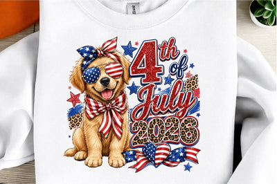 4Th Of July 2026 Png, Dog 4th of July Sublimation designmaster24 