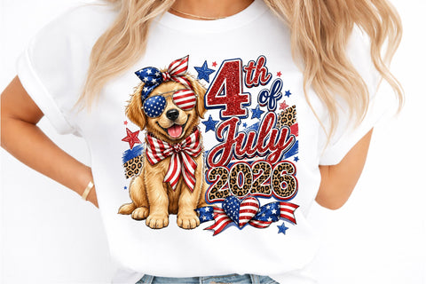 4Th Of July 2026 Png, Dog 4th of July Sublimation designmaster24 