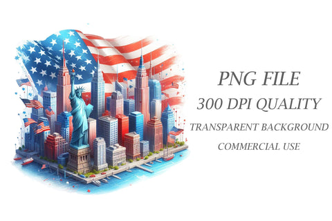 4th of July Animals Clipart Sublimation Rupkotha 