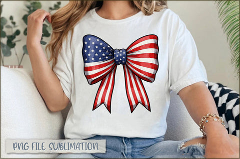 4th of July Bow PNG Sublimation Shetara Begum 