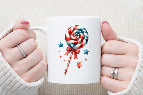 4th of July Candy Ice Cream Clipart Sublimation designartist 