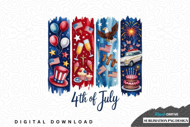 4th of july celebration sublimation png design Sublimation Regulrcrative 