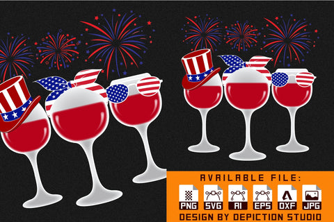 4th Of July Drinking T-Shirt, Independence Of T-Shirt Print Template Sketch DESIGN Depiction Studio 