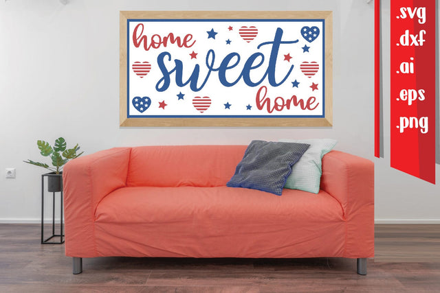 4th of July Farmhouse 3 | Patriotic Farmhouse SVG zafrans studio 