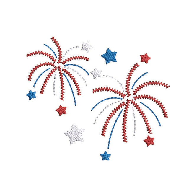 4th of July Fireworks Embroidery Design Embroidery/Applique DESIGNS Creatively Embroidery 