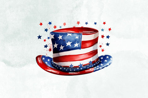 4th of July Hat Sublimation Clipart Bundle Sublimation Designangry 