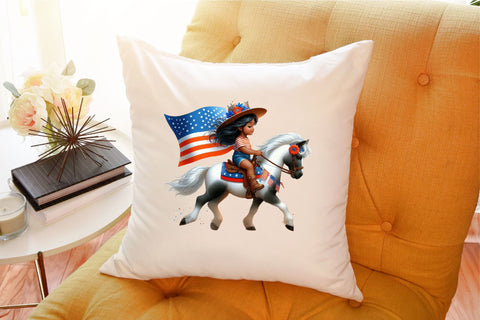 4th of July Horse Sublimation Clipart Sublimation designartist 