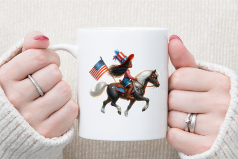 4th of July Horse Sublimation Clipart Sublimation designartist 