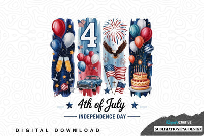 4th of july independence day sublimation png design Sublimation Regulrcrative 