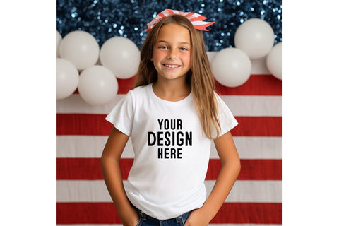 4th of july Kids Tshirt Mockup Bundle 1 Mock Up Photo Craftlabsvg24 