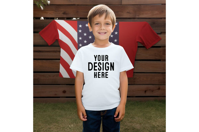 4th of july Kids Tshirt Mockup-Patriotic Mock Up Photo Craftlabsvg24 