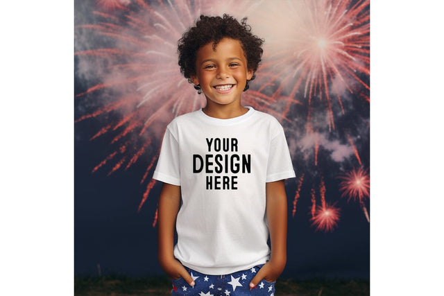4th of july Kids Tshirt Mockup-Patriotic Mock Up Photo Craftlabsvg24 