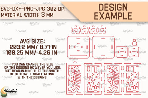 4th Of July Lantern SVG. Candle Holder Laser Cut SVG Evgenyia Guschina 