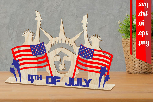 4th of july Laser Cut - Patriotic Laser Cut SVG zafrans studio 