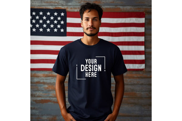 4th of july Man Tshirt Mockup-Patriotic Mock Up Photo Craftlabsvg24 