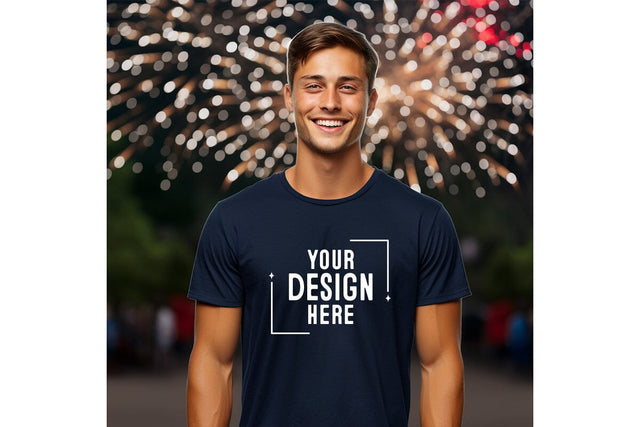 4th of july Man Tshirt Mockup-Patriotic Mock Up Photo Craftlabsvg24 