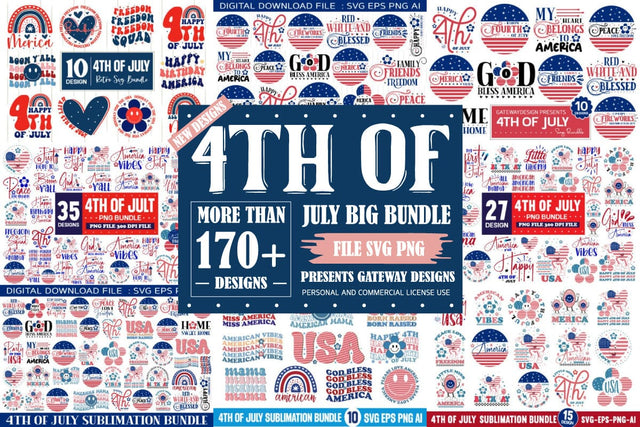 4th of july mega svg bundle ,170 designs ,4th of july big bundle,Best Seller,SVGs,Quotes and Sayings,Food & Drink,On Sale, Print & Cut SVG designmaster24 