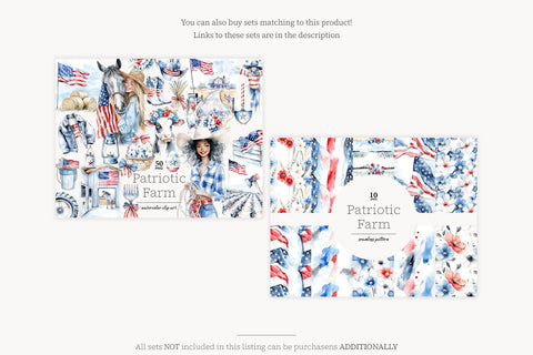 4th of July Paper Pattern | Patriotic Seamless Background Digital Pattern GlamArtZhanna 