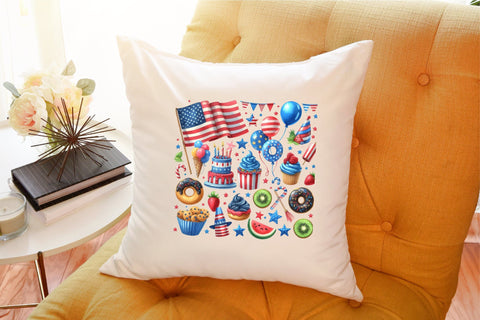 4th of July Party Clipart Sublimation designartist 