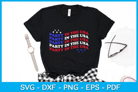 4th Of July Party In The USA SVG PNG PDF Cut File SVG Creativedesigntee 