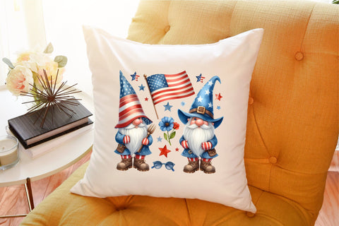 4th of july Patriotic Gnome Clipart Sublimation designartist 
