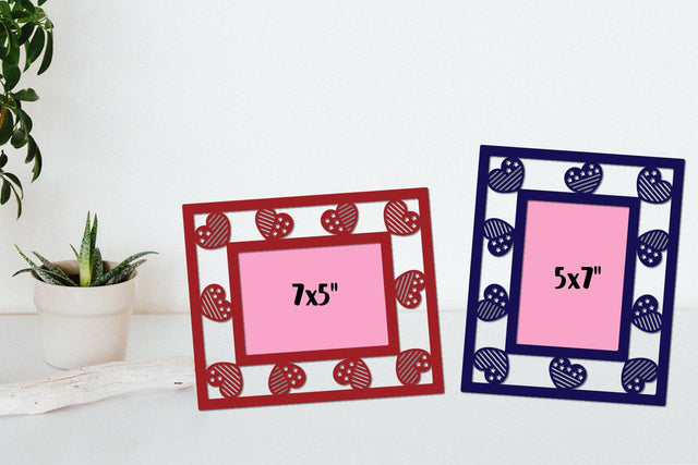 4th of July Photo Frames Cut Files SVG zafrans studio 