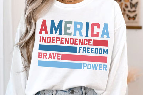 4th of July Png, America Png, USA Png, Retro png, American Patriotic Png, Fourth of July T Shirt Design, Sublimation Png Design, png designs SVG BB Type Studios 