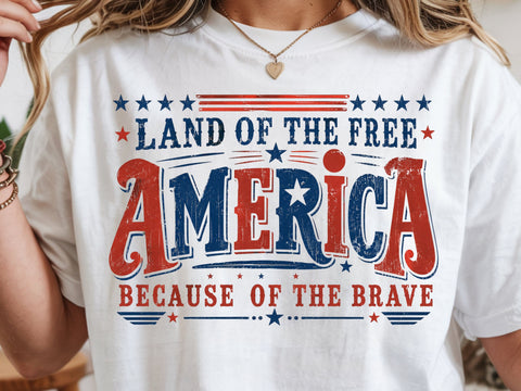 4th of July Png Trendy America Coquette Png Memorial Day Png Independence Day design, Retro America Land of the Free Png SVG DesignDestine 