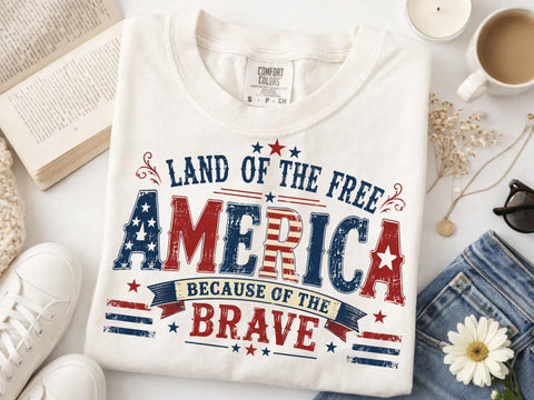 4th of July Png Trendy America Coquette Png Memorial Day Png Independence Day design, Retro America Land of the Free Png SVG DesignDestine 
