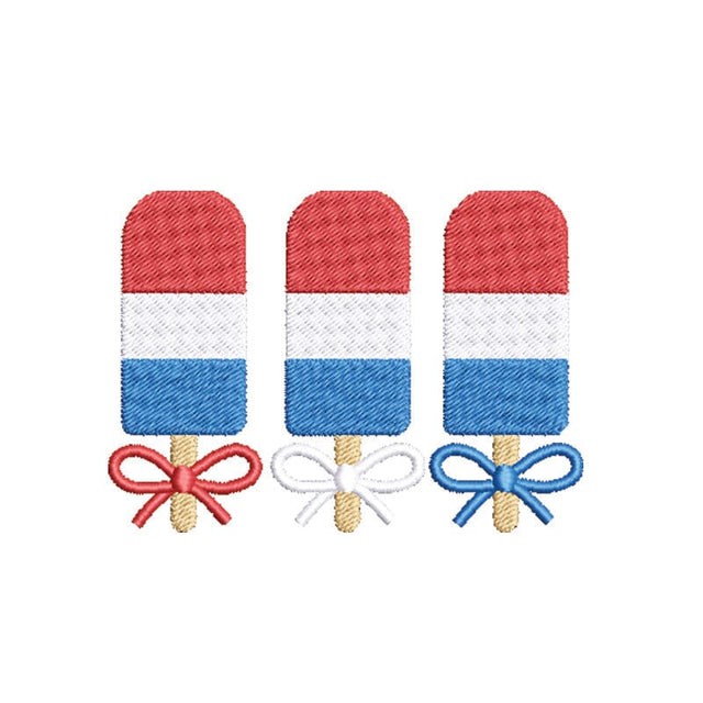 4th of July Popsicles Embroidery Design Embroidery/Applique DESIGNS Creatively Embroidery 