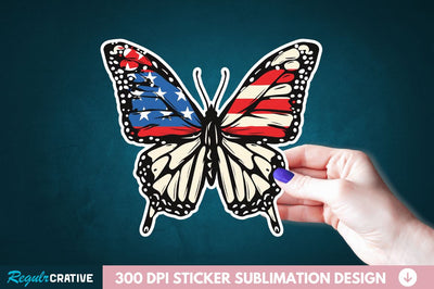 4th Of July Sticker Clipart Sublimation Regulrcrative 