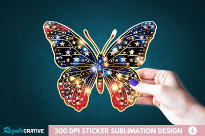4th Of July Sticker Clipart Sublimation Regulrcrative 