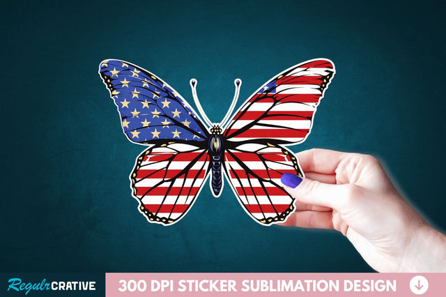 4th Of July Sticker Clipart Sublimation Regulrcrative 
