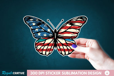 4th Of July Sticker Clipart Sublimation Regulrcrative 