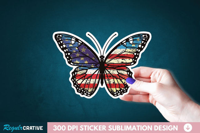 4th Of July Sticker Clipart Sublimation Regulrcrative 