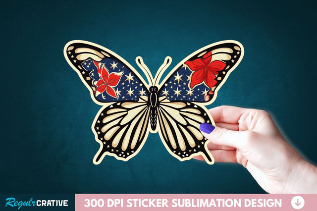 4th Of July Sticker Clipart Sublimation Regulrcrative 