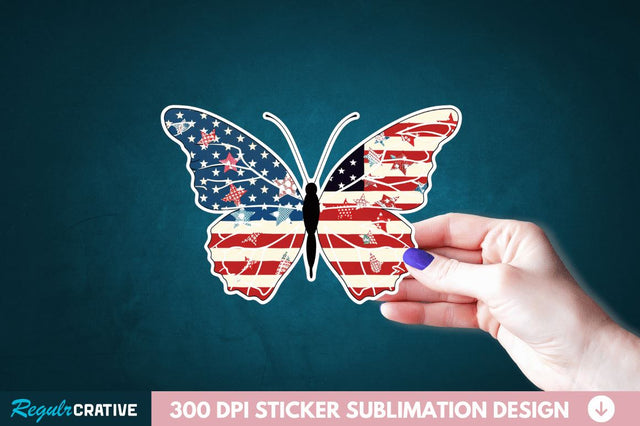 4th Of July Sticker Clipart Sublimation Regulrcrative 