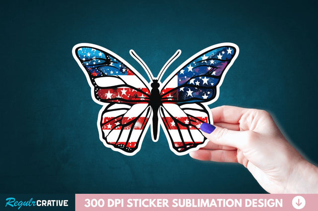 4th Of July Sticker Clipart Sublimation Regulrcrative 