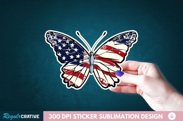 4th Of July Sticker Clipart Sublimation Regulrcrative 