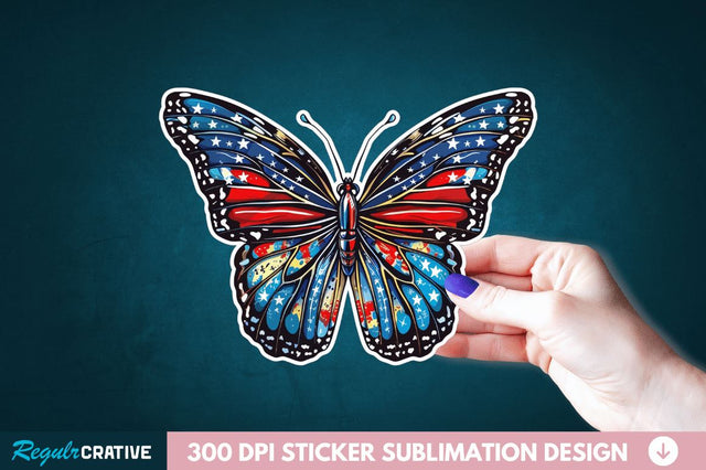 4th Of July Sticker Clipart Sublimation Regulrcrative 