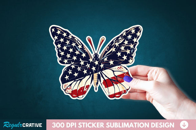 4th Of July Sticker Clipart Sublimation Regulrcrative 