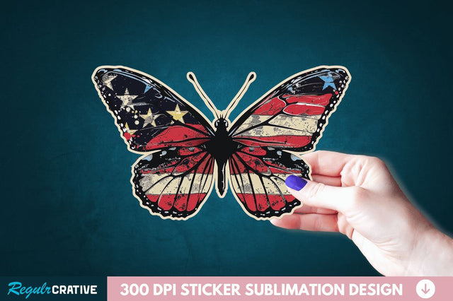 4th Of July Sticker Clipart Sublimation Regulrcrative 