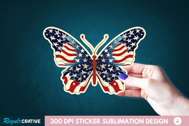 4th Of July Sticker Clipart Sublimation Regulrcrative 
