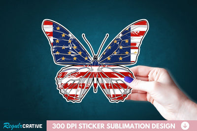 4th Of July Sticker Clipart Sublimation Regulrcrative 
