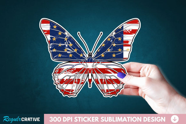 4th Of July Sticker Clipart Sublimation Regulrcrative 