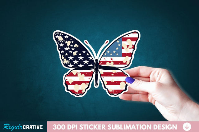 4th Of July Sticker Clipart Sublimation Regulrcrative 