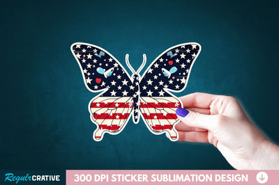 4th Of July Sticker Clipart Sublimation Regulrcrative 